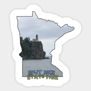 Minnesota State Outline (Split Rock State Park) Sticker